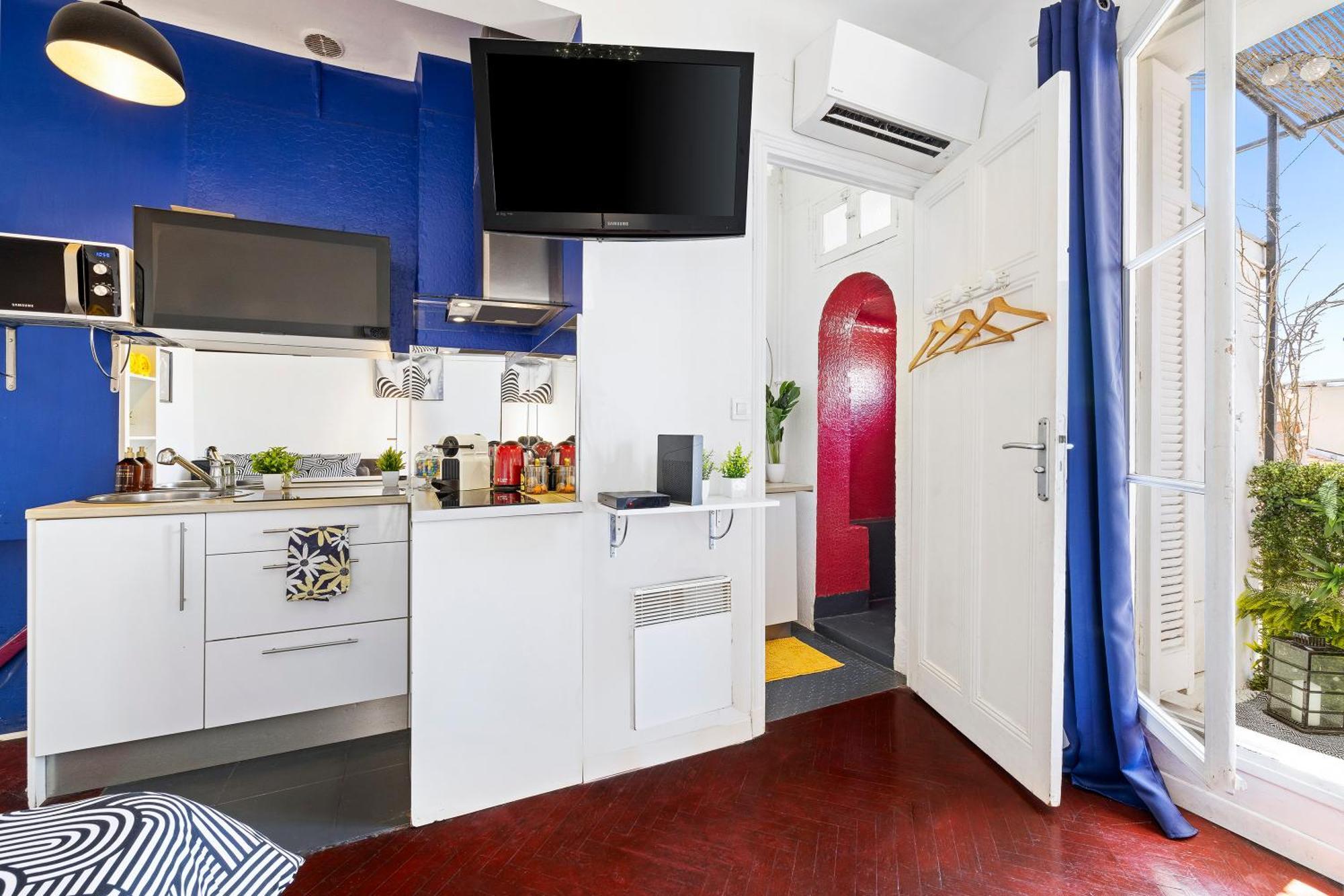 Center - Balcony Quiet - Air Conditioner - Kitchen - Wifi - Tram Νίκαια Εξωτερικό φωτογραφία